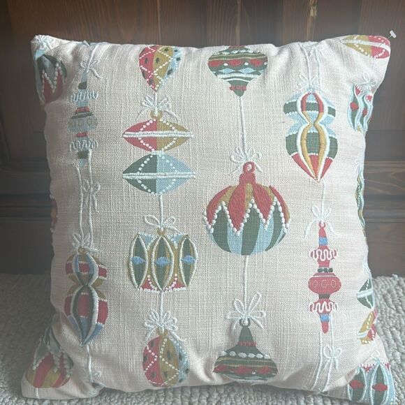 Threshold Christmas Vintage Ornaments Decorative‎ pillow - Picture 1 of 3